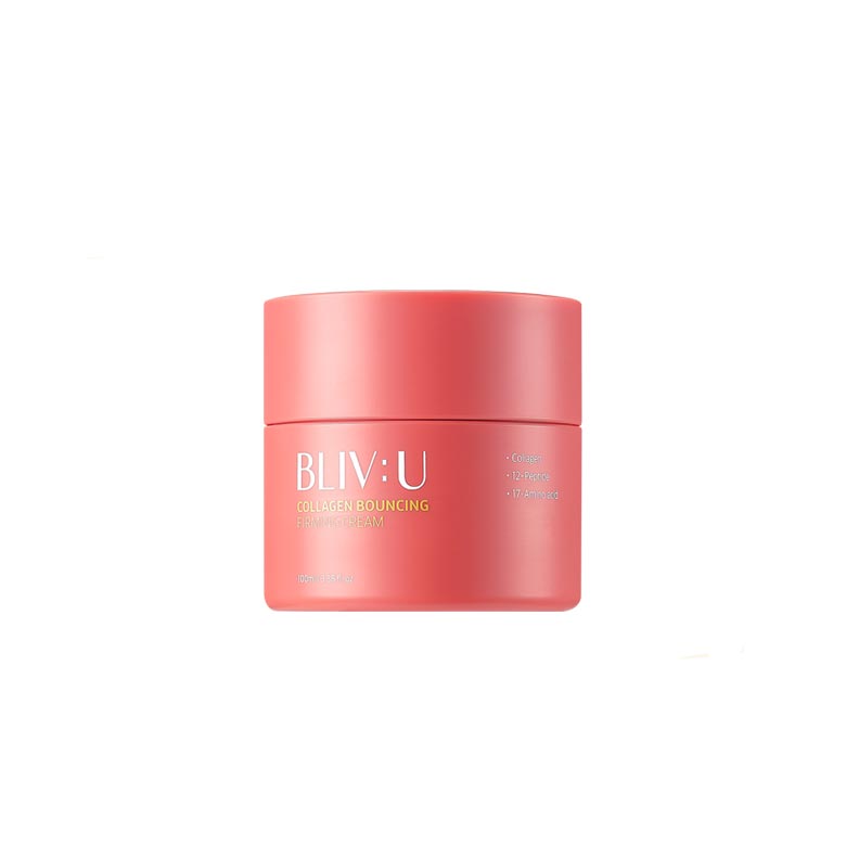 BLIV:U Collagen Bouncing Firming Cream 80ml - Anti-Aging Face Moisturizer for Wrinkles & Elasticity - Perfect for Daily Skincare Routine & Night Care