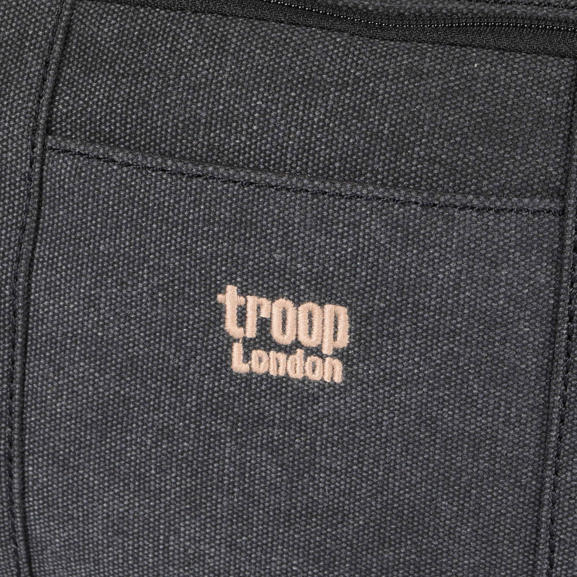 Troop London Classic Canvas Crossbody Bag for Women & Men - Stylish & Durable Shoulder Bag for Travel, Work & Everyday Use