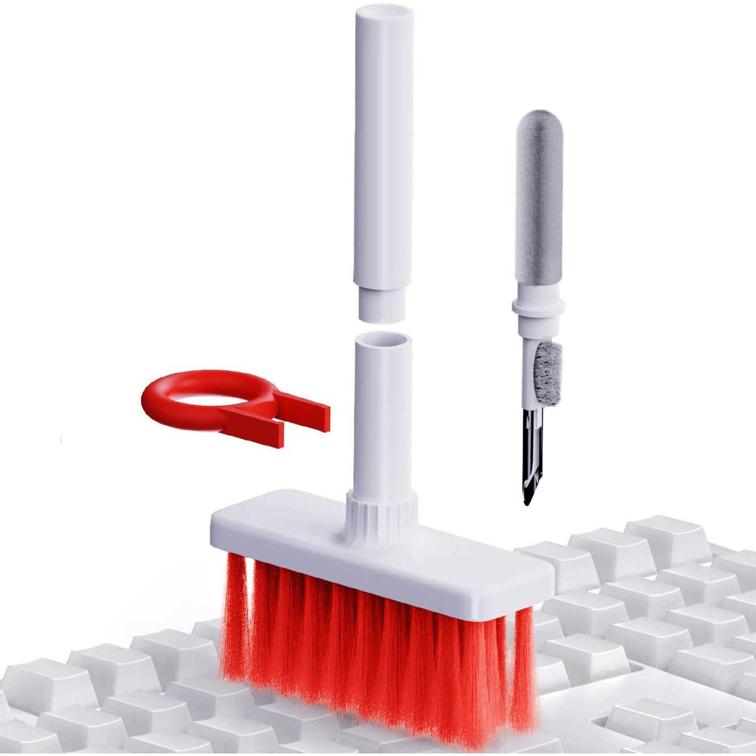 5 in 1 Laptop Keyboard Cleaner Kit - Soft Brush Cleaning Tool for Computers, Bluetooth Earbuds, Phones, Tablets & Cameras | Perfect for Office, Home & Travel Use