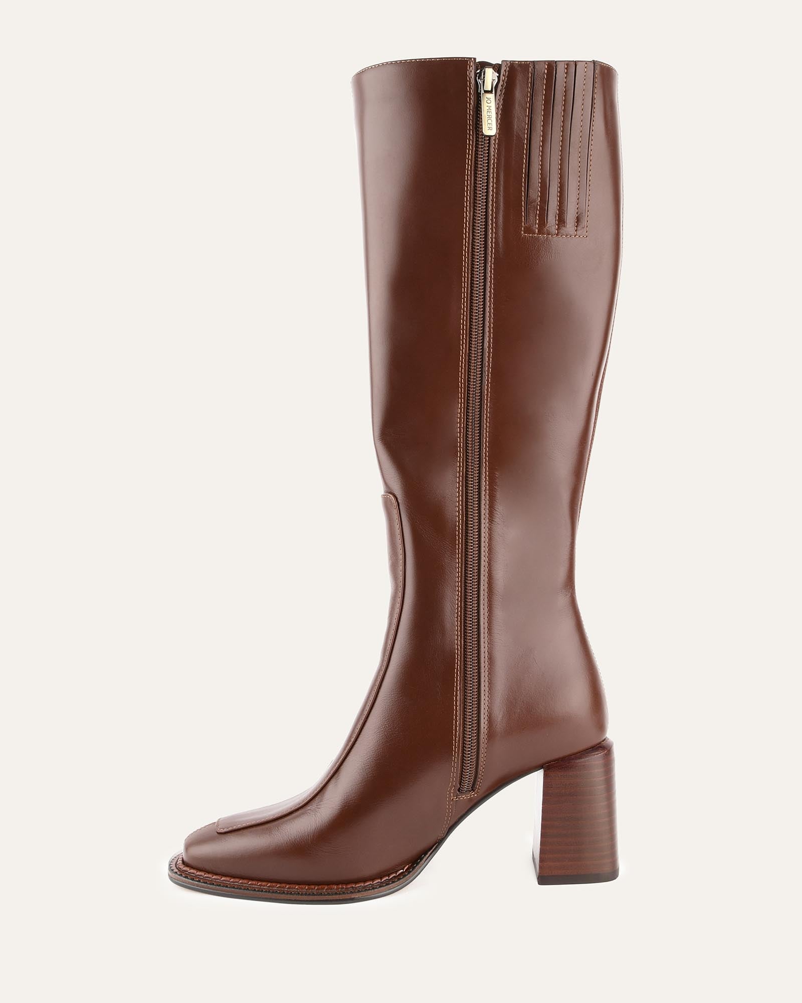 Divine Knee High Boots - Dark Chocolate Brown Genuine Leather for Women | Stylish & Comfortable for Fall, Winter & Casual Outfits