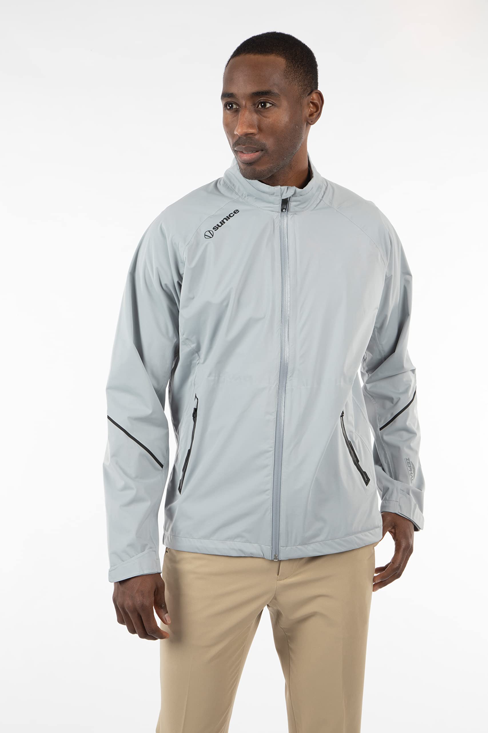 Sunice Jay Men's Waterproof Breathable Ultra Lightweight Performance Jacket - 4-Way Stretch Technology for Hiking, Skiing & Outdoor Adventures