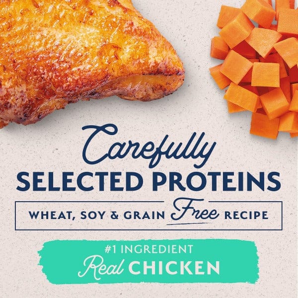 Natural Balance Limited Ingredient Chicken & Sweet Potato Recipe Dry Dog Food - Grain Free, Hypoallergenic for Sensitive Stomachs - Perfect for Adult Dogs with Allergies or Digestive Issues