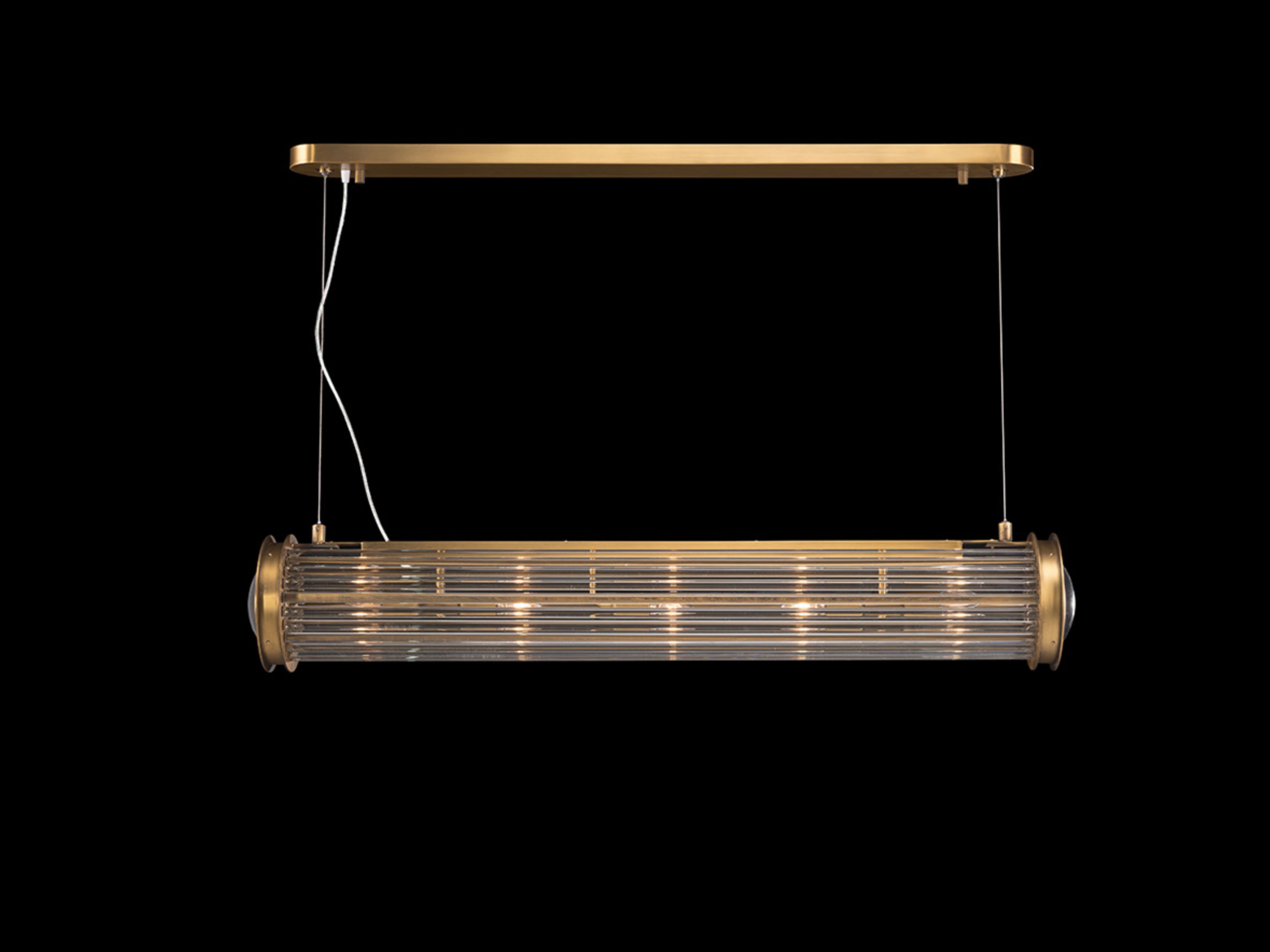 Modern Newton Pendant Chandelier - Elegant Glass Ceiling Light Fixture for Dining Room, Kitchen Island & Bedroom Lighting