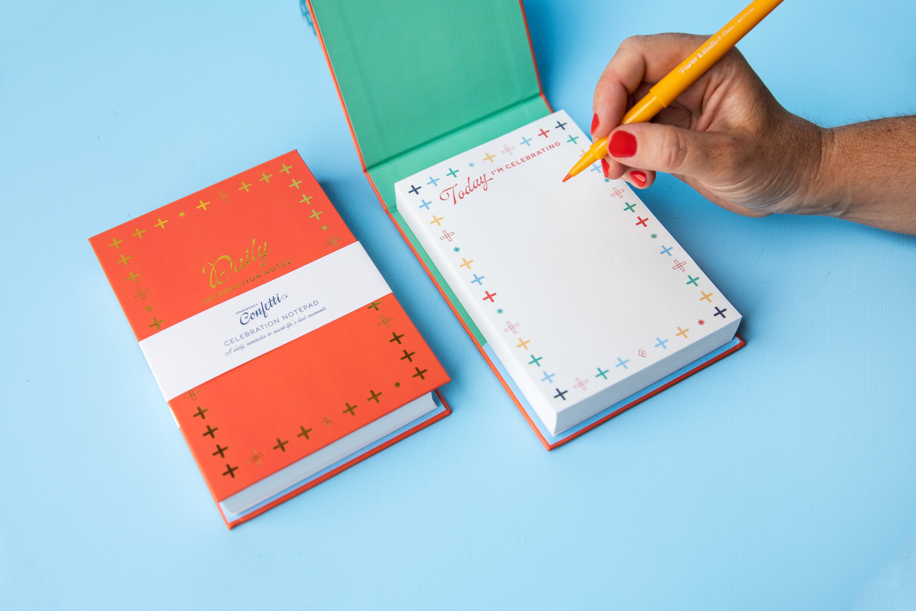 Daily Celebration Notepad - Cute Memo Pad for Planning, Journaling & Notes - Perfect for Office, School & Home Organization (50 Sheets, 5.5