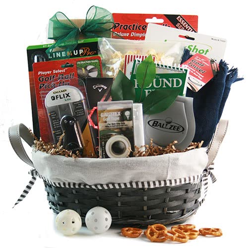 Premium Golf Gift Basket Set - Perfect for Men, Dad, Husband | Ideal for Birthdays, Father's Day, Christmas & Corporate Gifts | Includes Golf Balls, Tees & Accessories