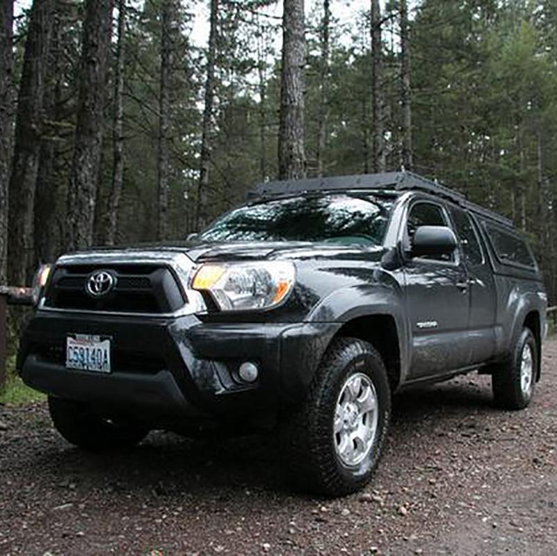 Prinsu Designs Roof Rack for 2005-2022 Toyota Tacoma Access Cab | Heavy Duty Aluminum Roof Rack System | Perfect for Off-Roading, Camping & Outdoor Adventures