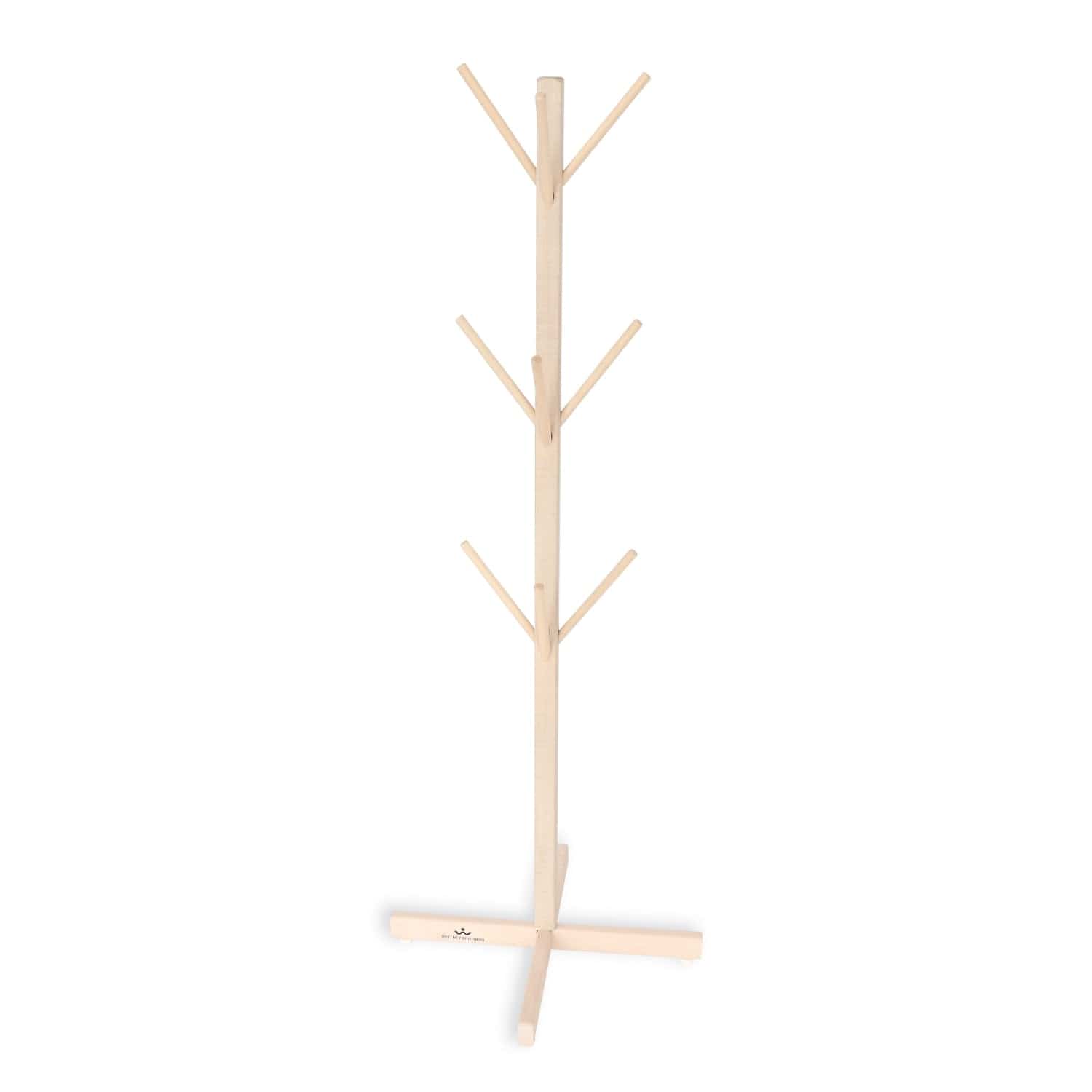 Wooden Dress Up Tree with Pegs - Fun and Educational Toy for Kids - Perfect for Pretend Play, Room Decor, and Montessori Learning