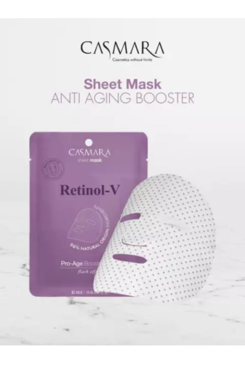 Casmara Hydrating Sheet Mask Mixed Box - 10 Pcs Facial Mask Set for Glowing Skin | Korean Skincare, Spa Night, Self Care & Gift Ideas