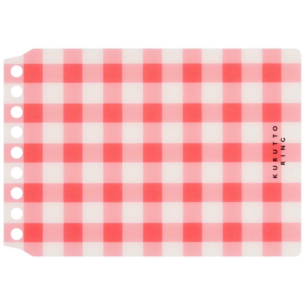 Kurutto Ring Mini Binder Cover - Maruman Refillable Notebook Cover for A5 Size, Durable & Stylish - Perfect for School, Office, and Travel Organization