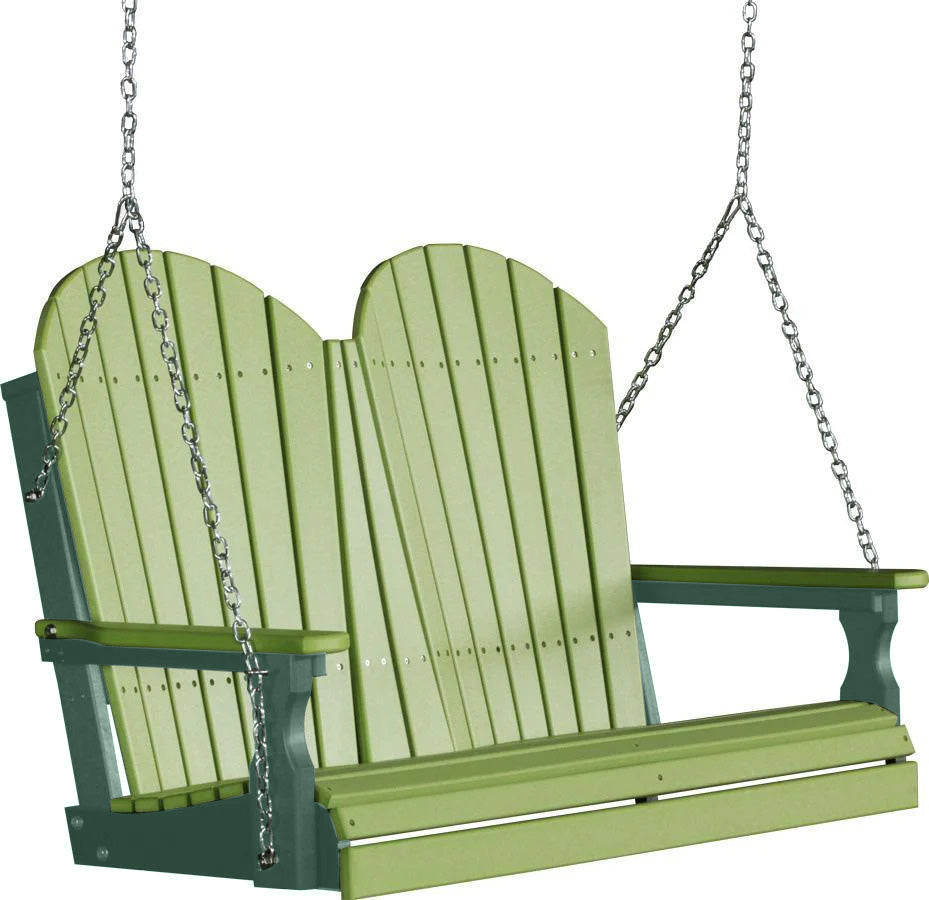 Lime Green on Green