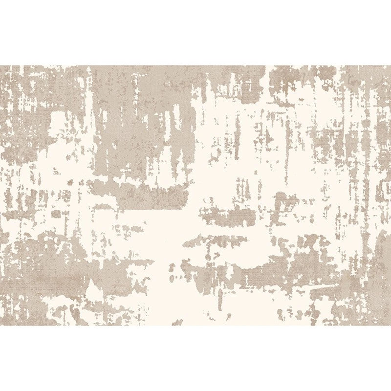 Stylish Halo Faux Wool Minimalist Waterproof Area Rug - Perfect for Living Room, Bedroom & Office Decor