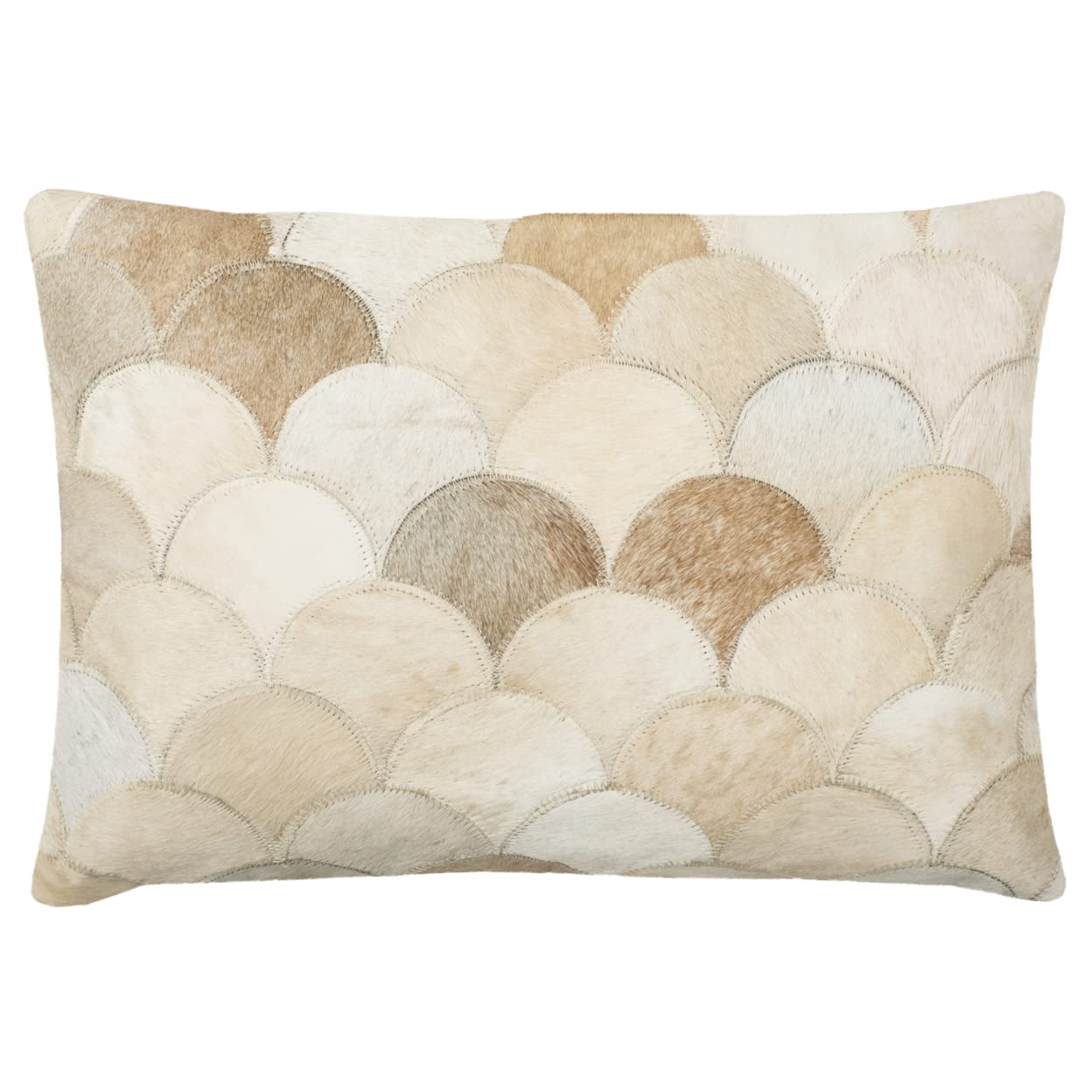 Safavieh Elita Multicolored and Cream Throw Pillows Set of 2 - 18x18 Inch Decorative Cushions for Sofa, Bed & Living Room Accent