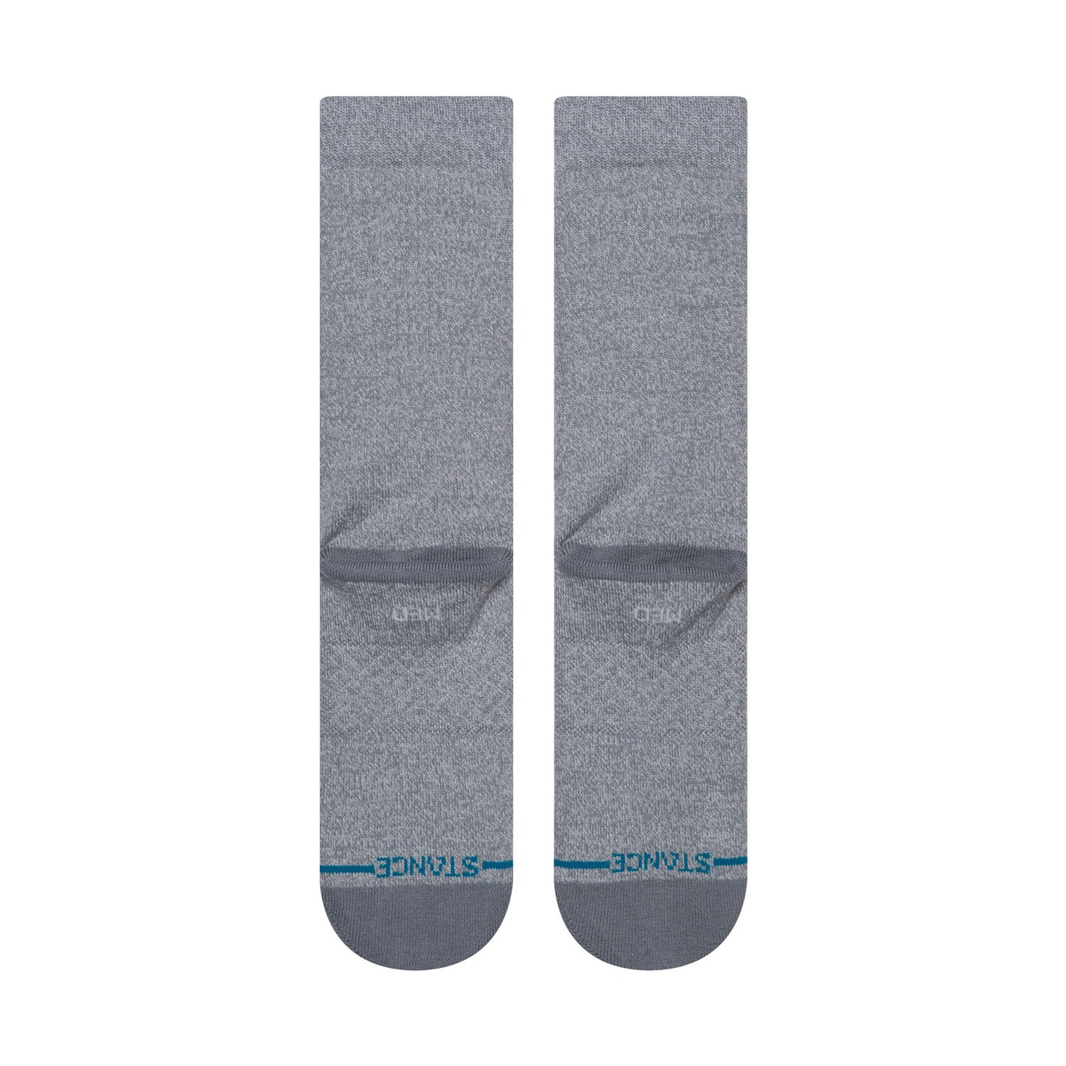 Premium Adult Crew Socks - Soft Comfort Icon Grey Heather - Perfect for Work, Sports & Everyday Wear