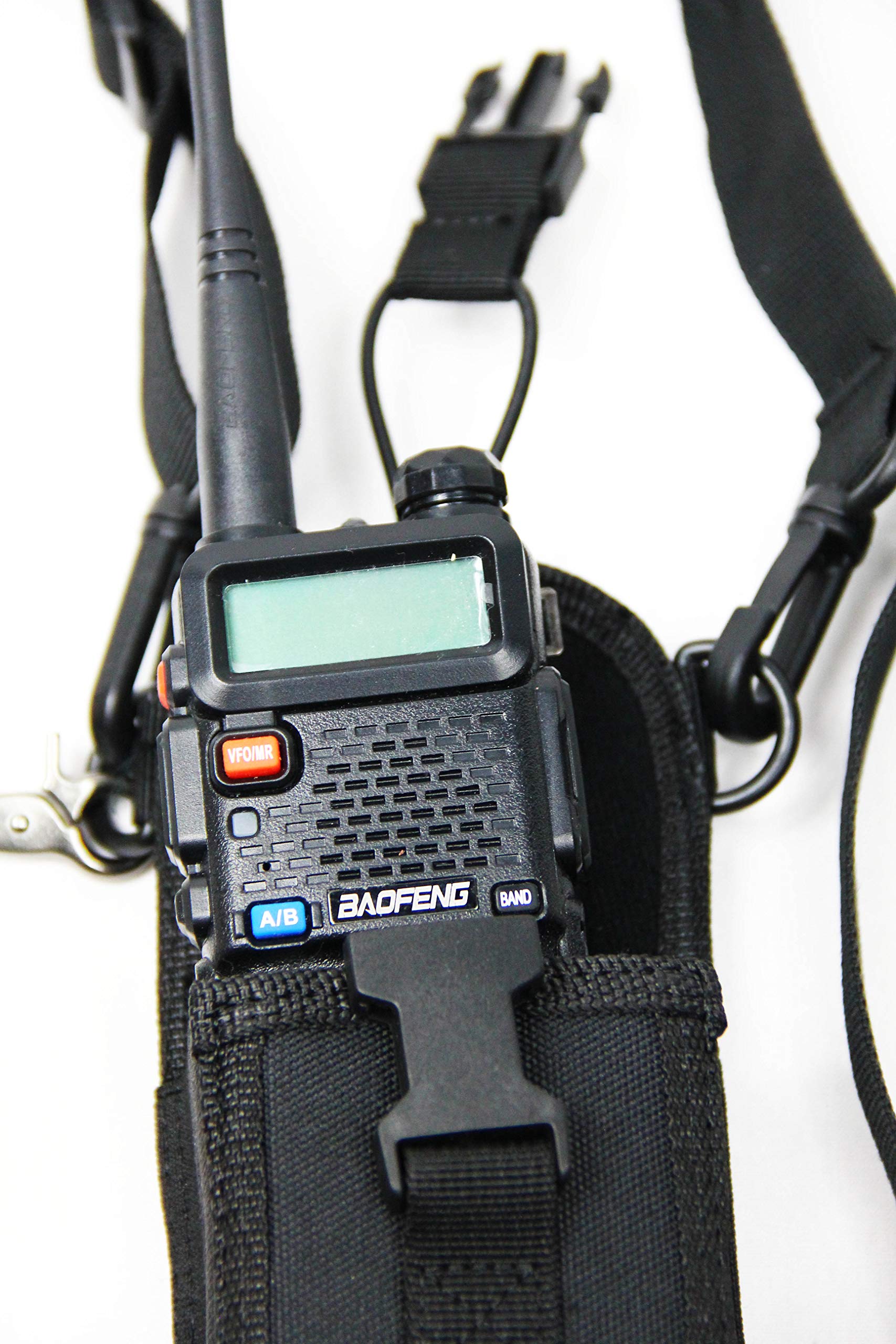X-FIRE® Washable Firefighter EMS Radio Strap - Portable Shoulder/Duty Belt Holder with Anti-Sway Strap for First Responders & Emergency Personnel | Perfect for Firefighting, EMS, Police & Tactical Operations