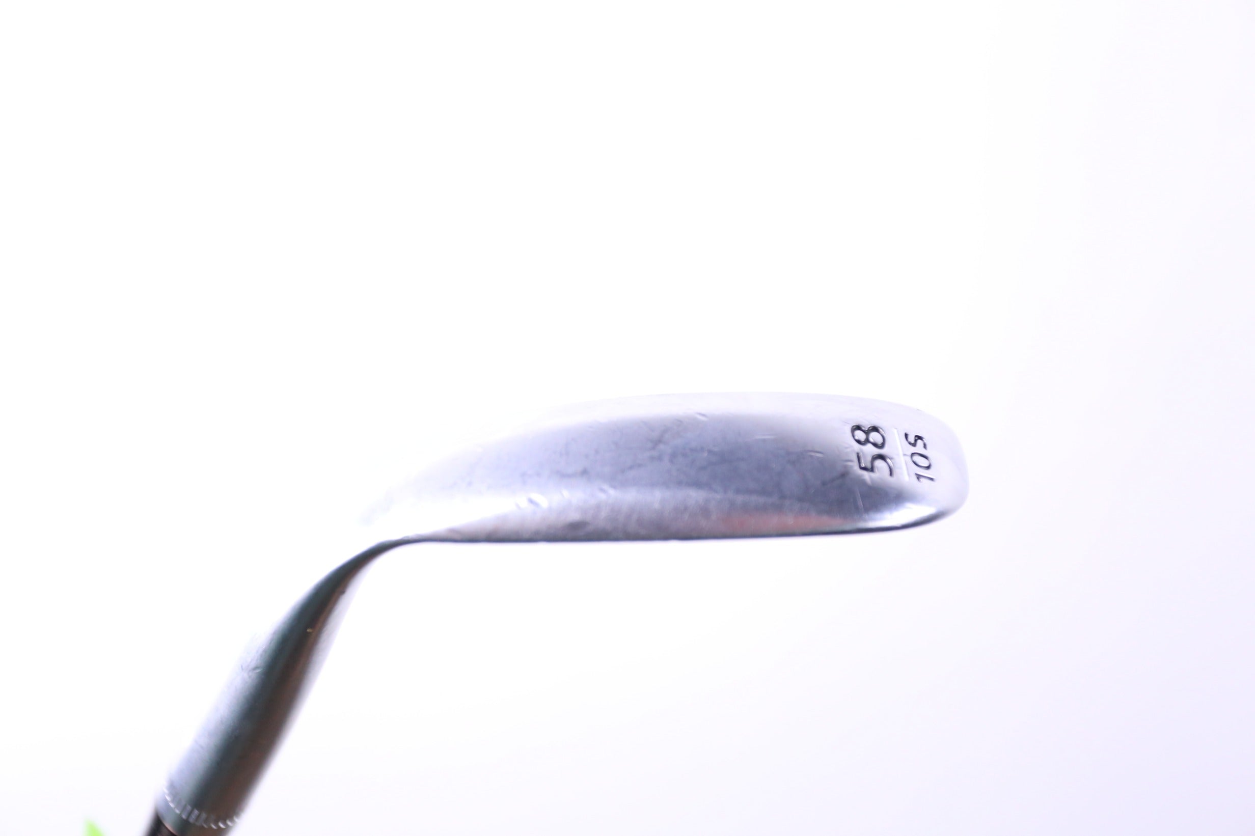 Used Callaway JAWS Raw Chrome Lob Wedge 58° Right Handed Stiff Flex Golf Club - Perfect for Short Game Shots Around the Green