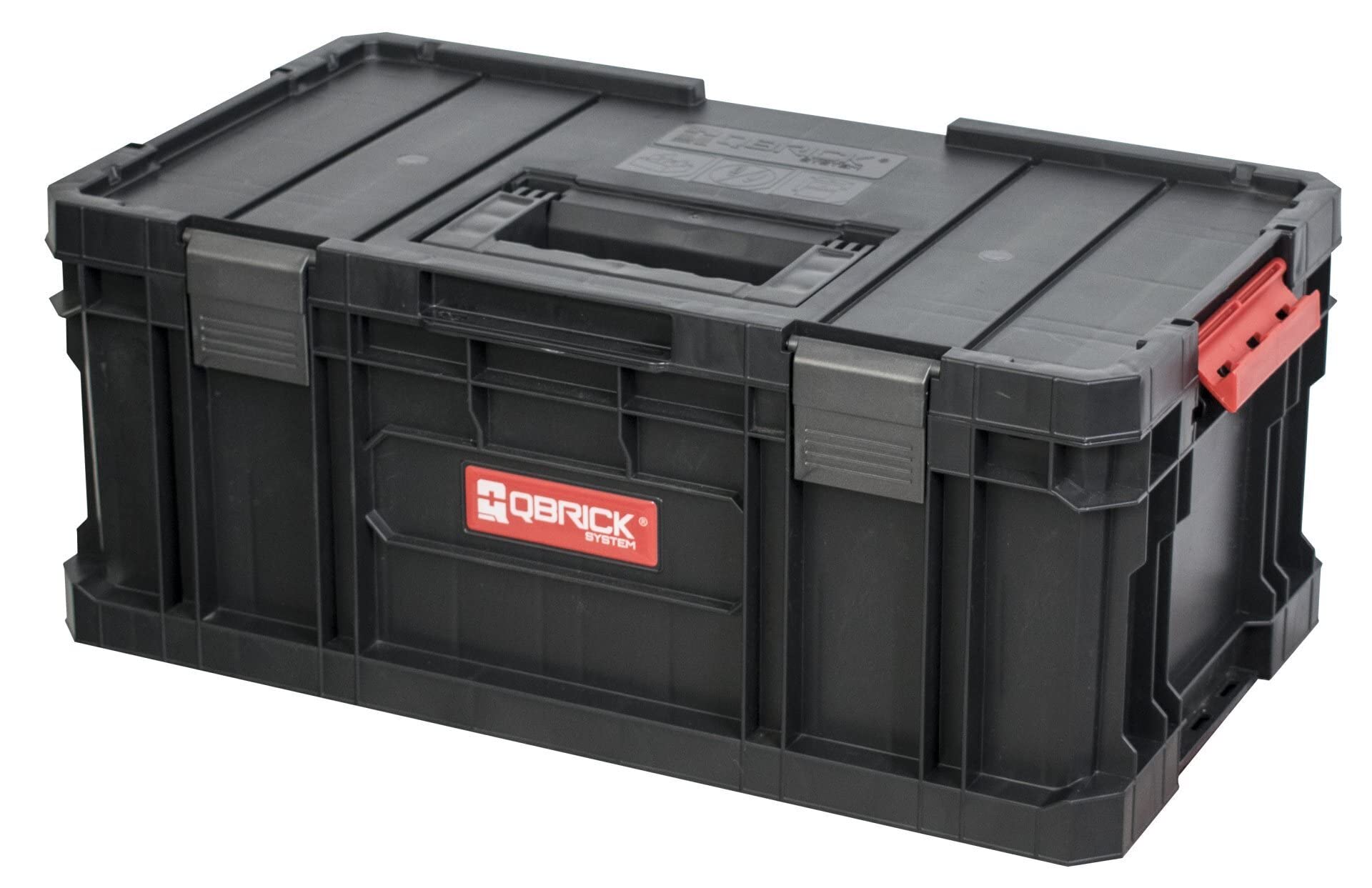 QBRICK Two Set Plus Box System on Wheels - Portable Storage Solution for Home, Office & Travel Organization