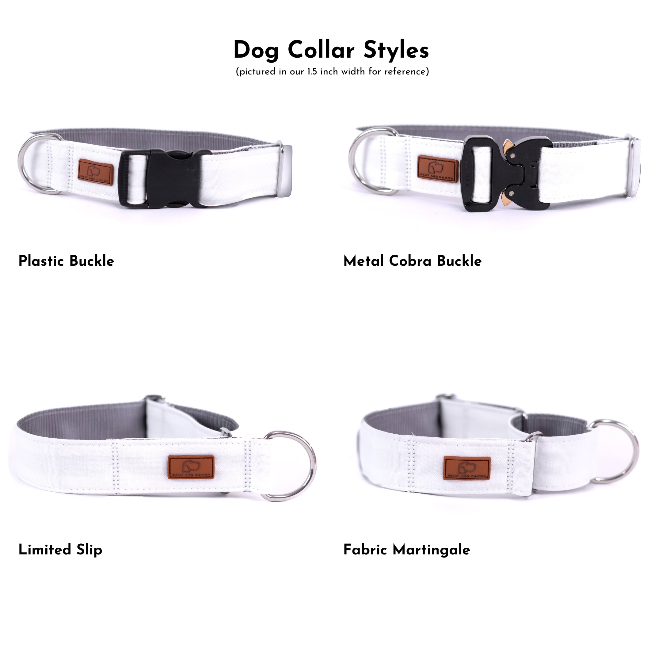 Premium Reflective Dog Collar with Adjustable Buckle - Waterproof & Durable for Small Medium Large Dogs - Perfect for Night Walks, Hiking & Outdoor Adventures