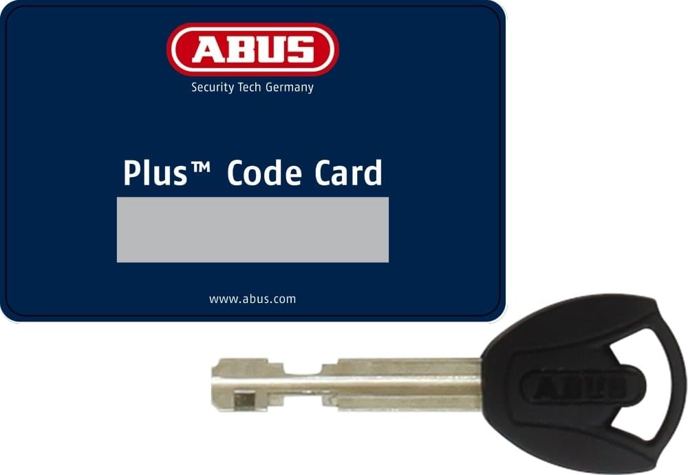 ABUS 950100 Heavy Duty Bike Cable Lock - 6ft Security Cable with Key for Bicycle, Motorcycle, Scooter - Ideal for Outdoor, Travel & Parking Protection