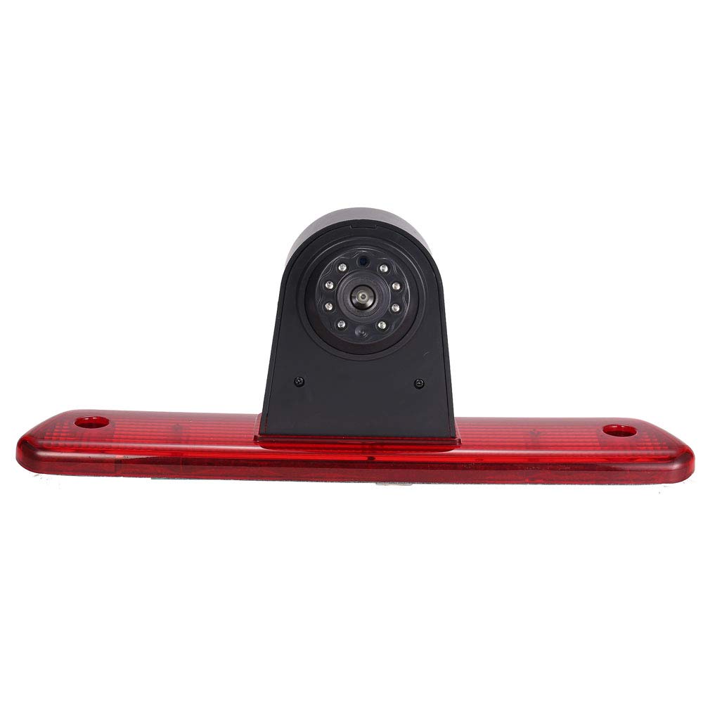 Universal Car Third Brake Light Camera with Rear View Backup - High Visibility Roof Top Mount for Vans & Transporters | Perfect for Night Driving & Parking Assistance
