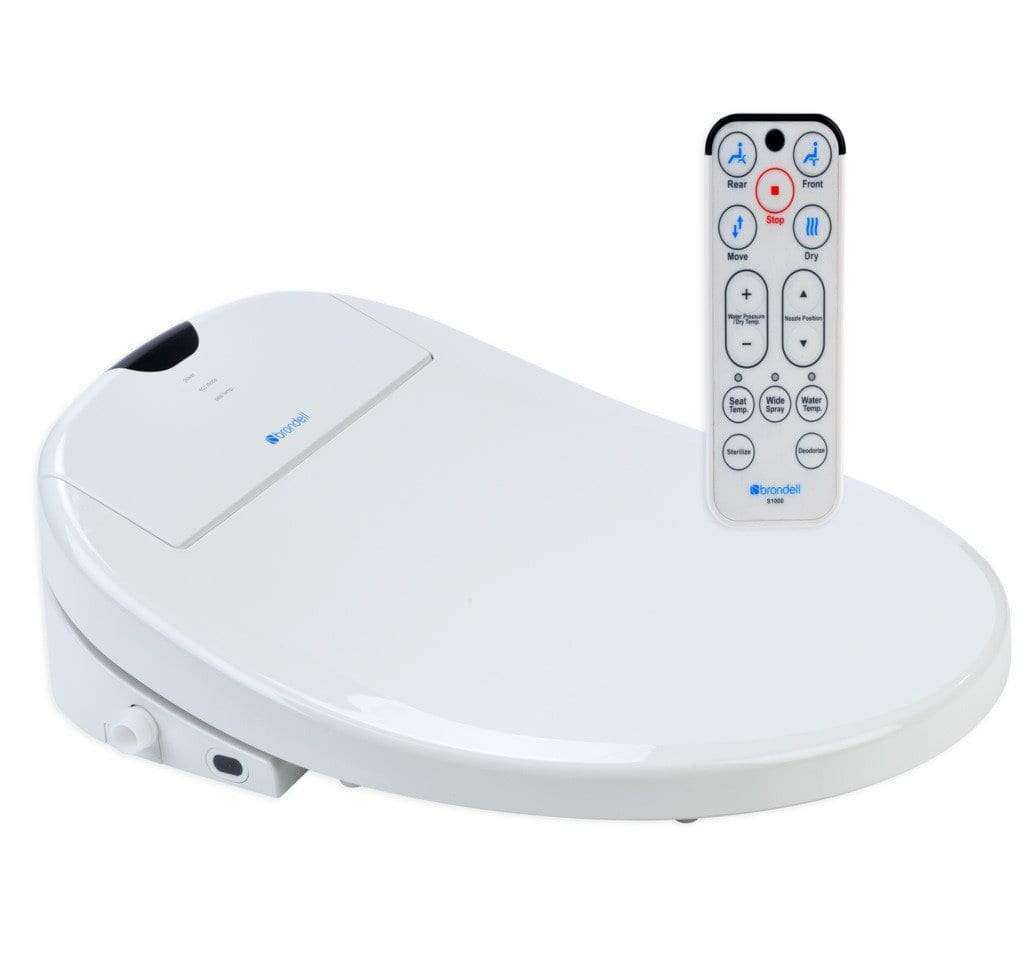 Brondell S1000 RW Swash 1000 Advanced Bidet Toilet Seat with Warm Water Wash, Heated Seat & Air Dryer - Perfect for Modern Bathroom Upgrade & Enhanced Hygiene