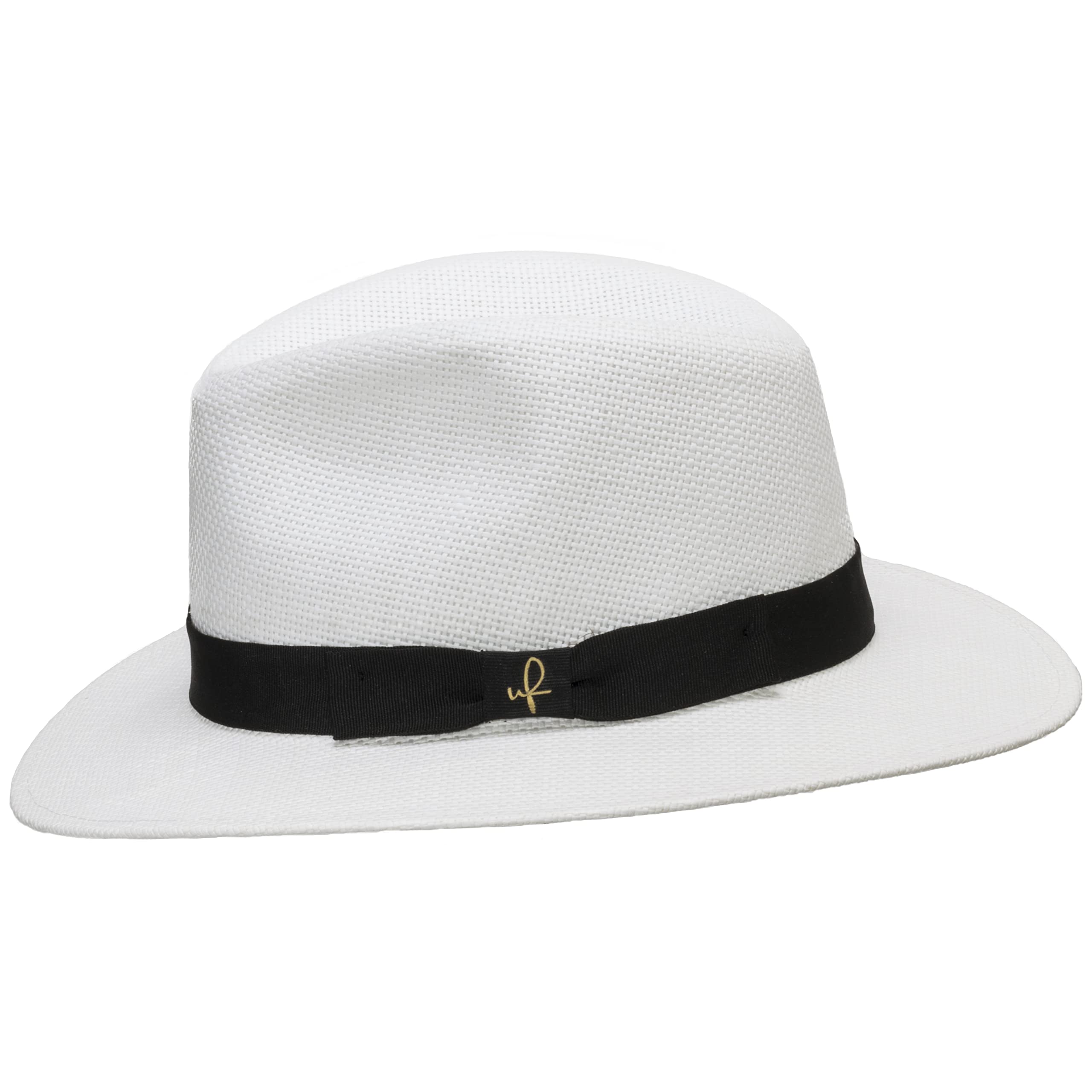 Stylish Trilby Straw Fedora Panama Hat for Men & Women - Summer Sun Protection, Beach & Outdoor Activities