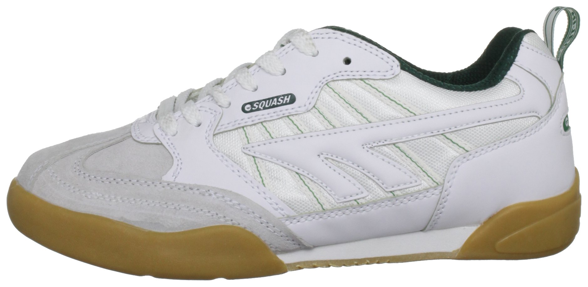 HI-TEC Men's Squash Shoes - Lightweight Non-Slip Court Sneakers for Indoor Racquet Sports | Perfect for Squash, Badminton & Tennis Players