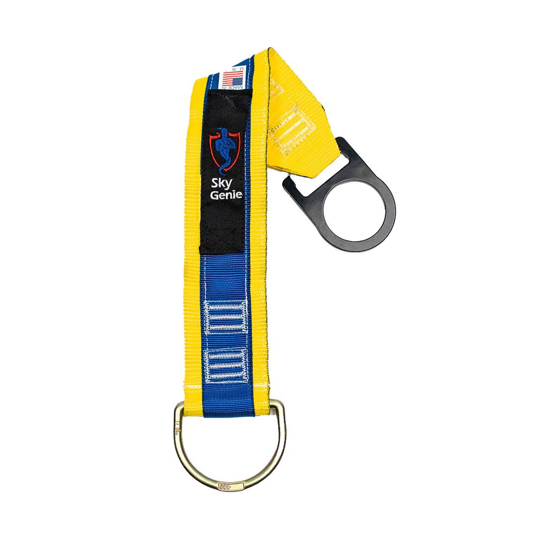 Sky Genie Anchorage Connector - Heavy Duty Fall Protection Safety Hook for Roofing & Construction - Secure Lanyard Attachment for Climbing & Work at Height