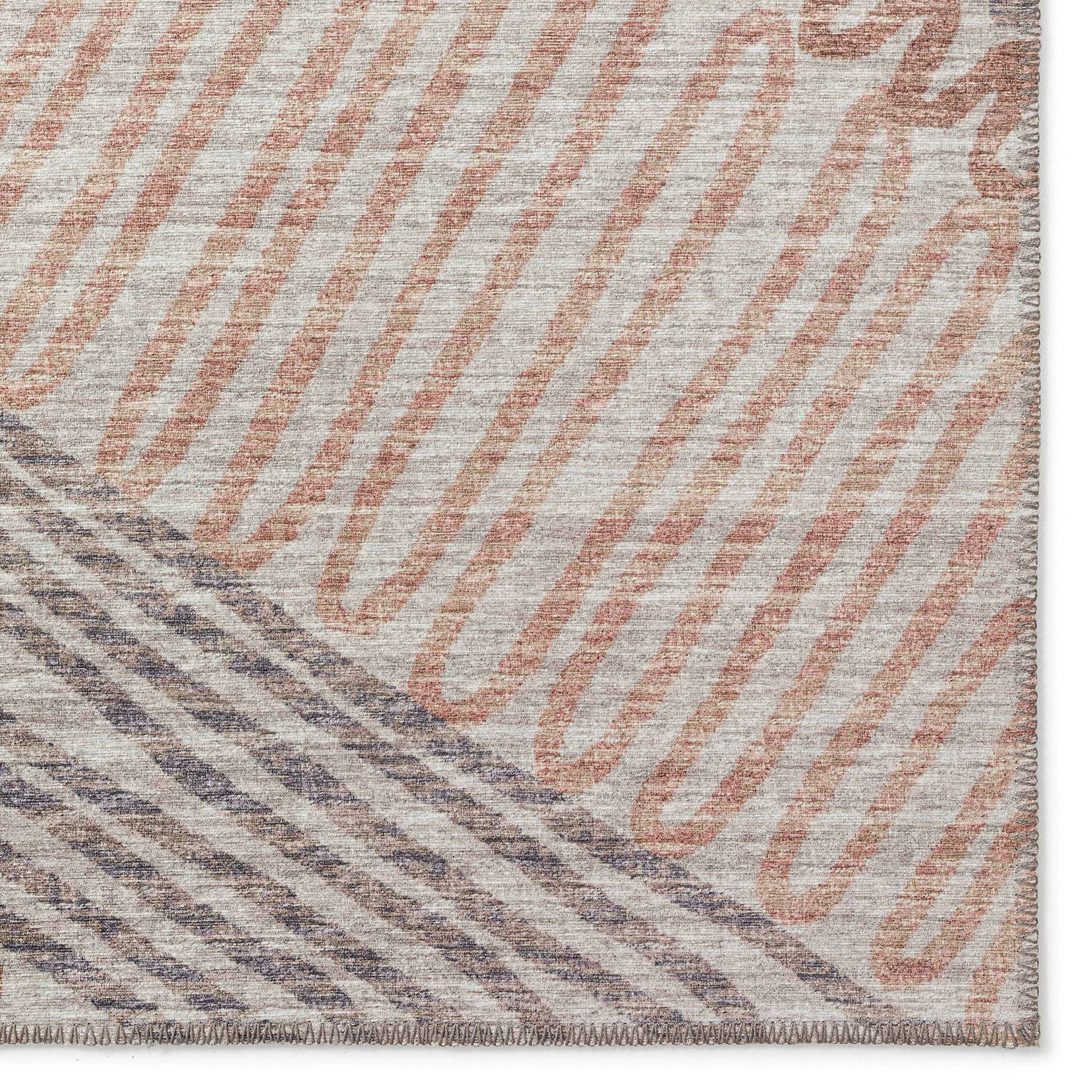 Addison Rugs Yuma AYU41 Mocha 8' x 10' Area Rug - Soft & Durable Living Room Carpet for Home Decor, Bedroom, Office