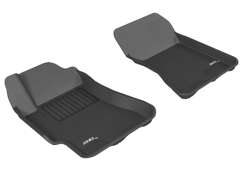 3D MAXpider Kagu Custom Fit Floor Mats for 2002-2007 Subaru Impreza (1st Row, Black) - All-Weather Protection & Perfect Fit for Cars, SUVs & Daily Driving