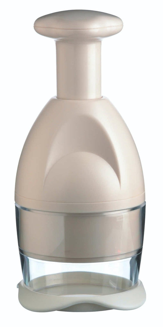 KitchenCraft Food Chopper with Revolving Blade - Manual Vegetable Cutter for Onions, Nuts & Herbs - Perfect for Meal Prep, Salads & Cooking