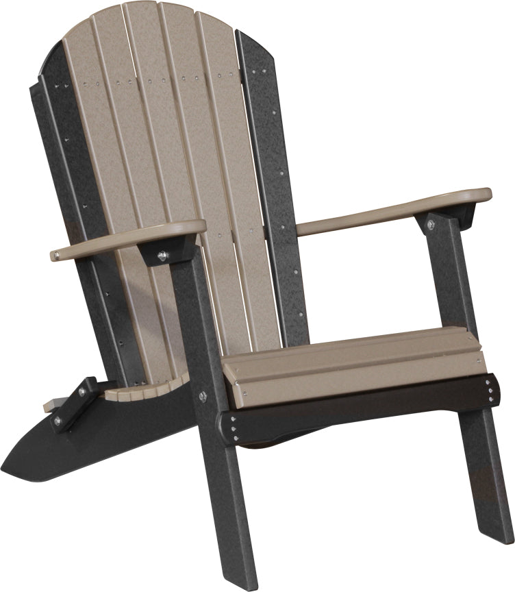 Premium Folding Adirondack Chair - Outdoor Patio Furniture, Lightweight & Weather-Resistant for Backyard, Garden, Poolside Relaxation