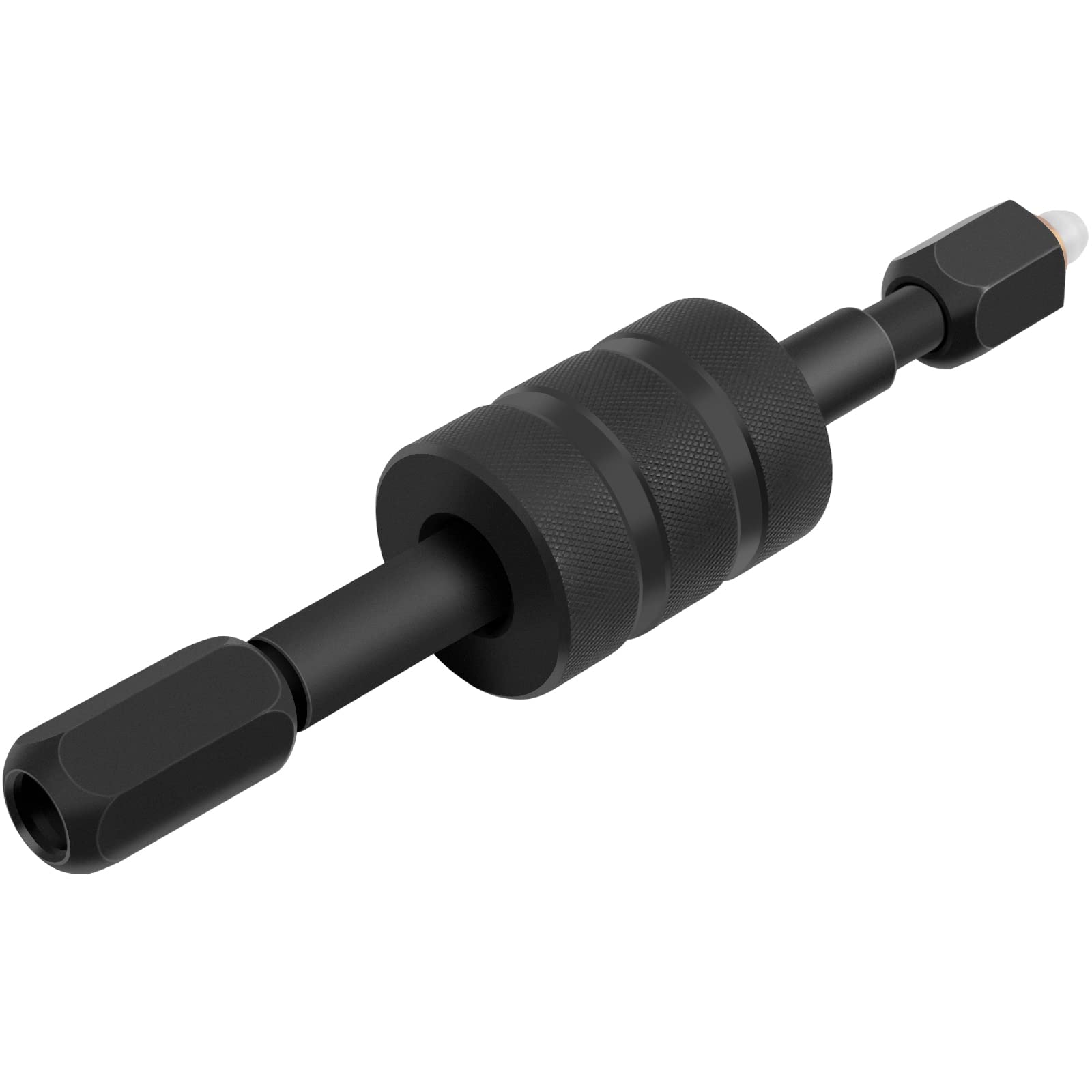 SCITOO Diesel Engine Injector Puller Tool - Common Rail Extractor with M8, M12, M14 Thread Adapters - Professional Fuel Injector Removal Kit for Diesel Trucks & Heavy Equipment Repair
