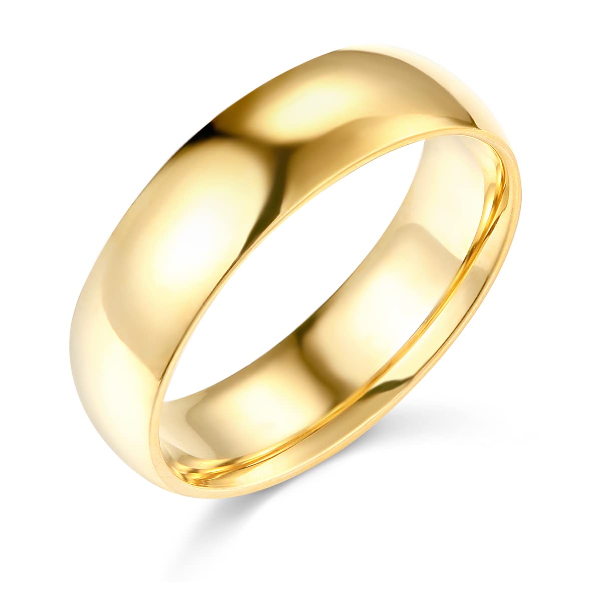 14K Solid Gold Wedding Bands for Men & Women – Classic Comfort Fit Rings – Perfect for Engagement, Anniversary & Couple Jewelry Gifts