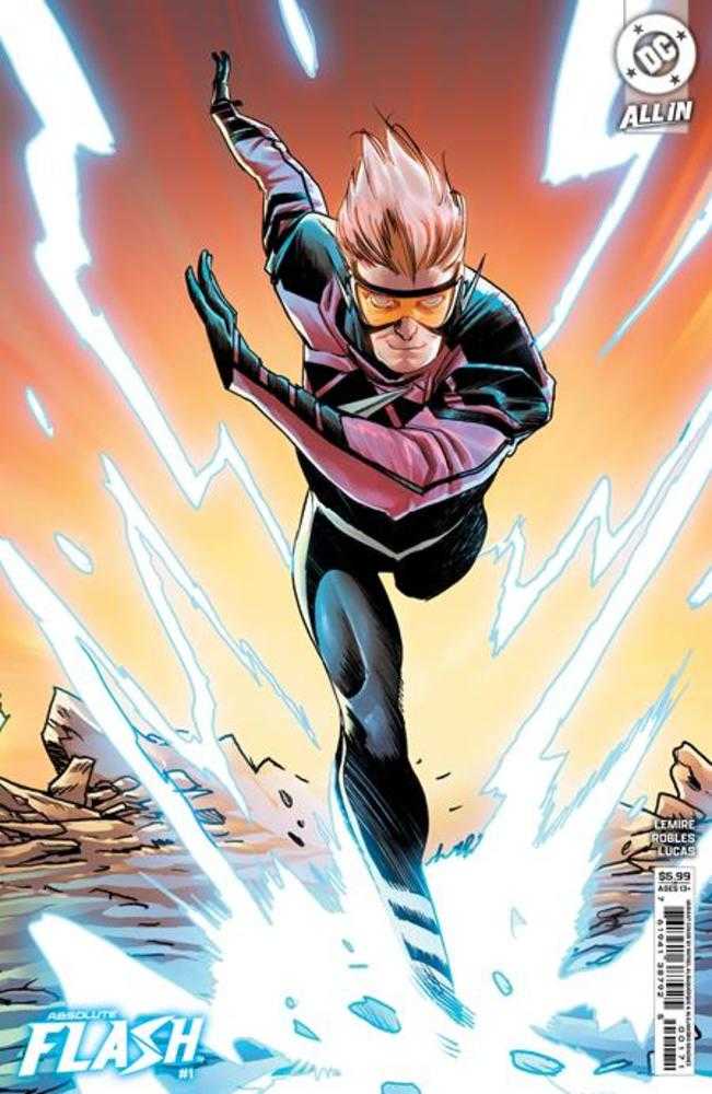 Absolute Flash #1 Cover D Rafael Albuquerque Variant - Premium Card Stock Collectible Comic Book for DC Fans & Comic Collectors | Perfect for Display, Gifts, and Investment