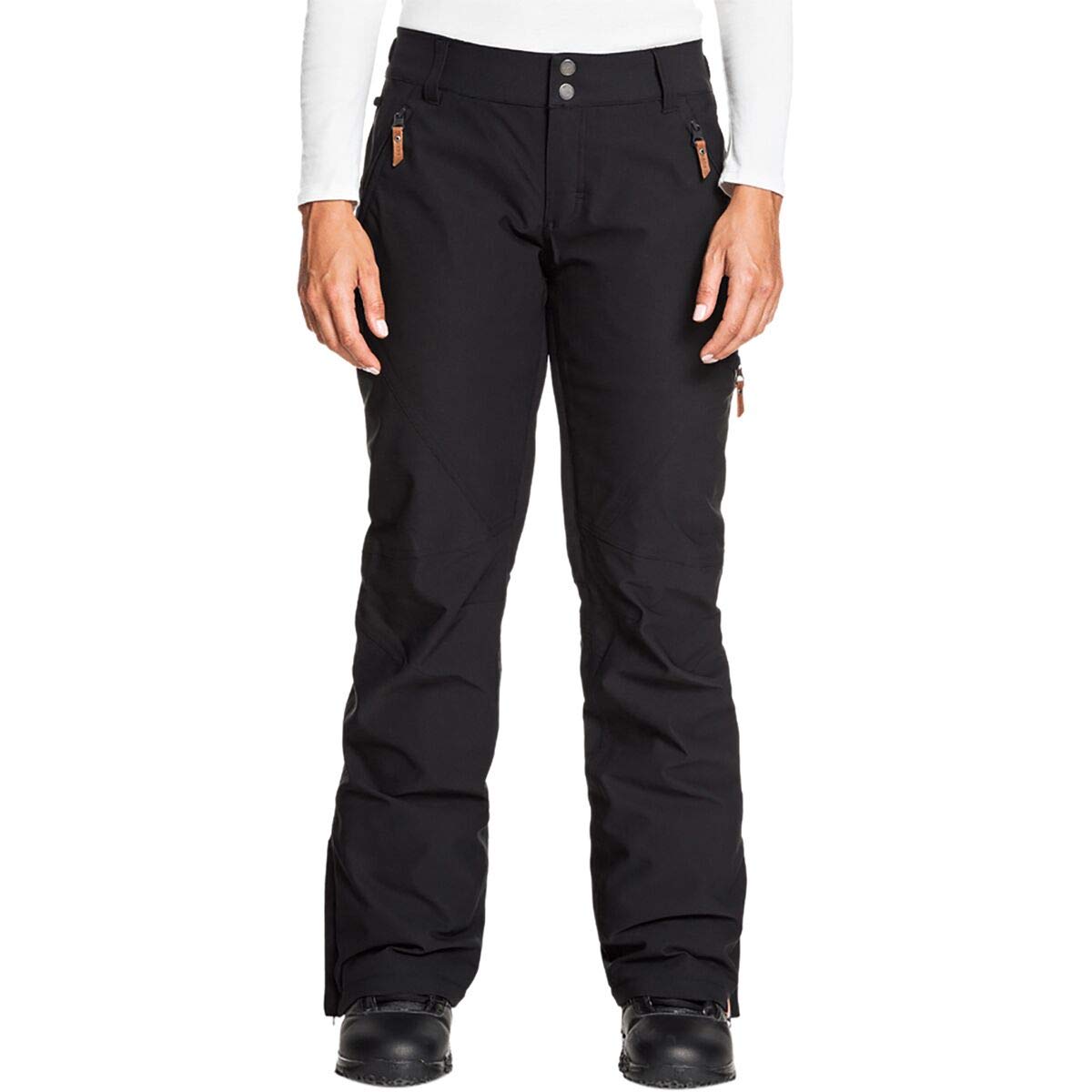 Roxy Junior Cabin Pt Pants - Medium Size True Black | Comfortable & Stylish Hiking Pants for Teen Girls | Perfect for Outdoor Adventures & Casual Wear