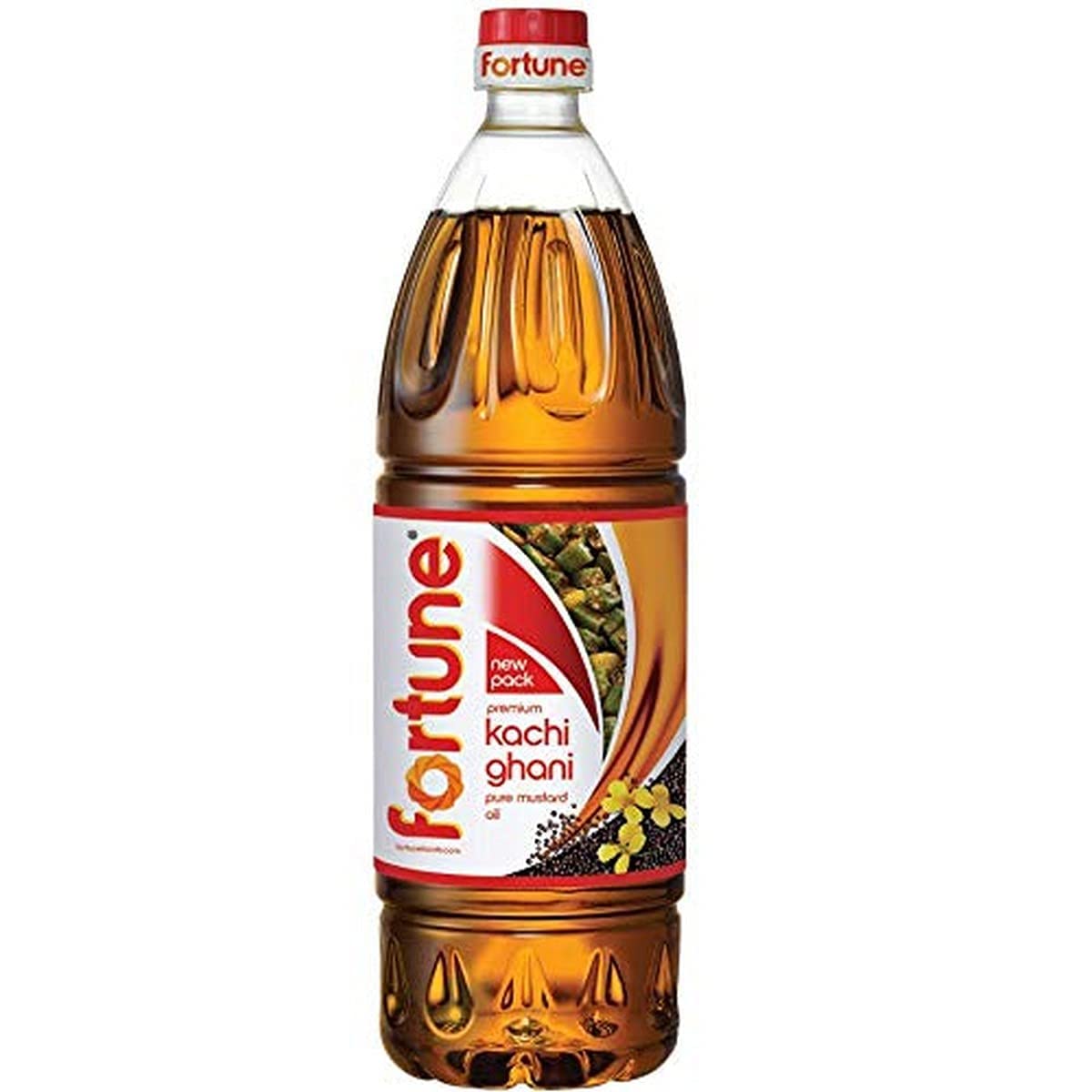 Premium Fortune Kachi Ghani Mustard Oil 500ml (PET Bottle) - Cold Pressed for Authentic Flavor | Ideal for Cooking, Ayurvedic Massage & Hair Care
