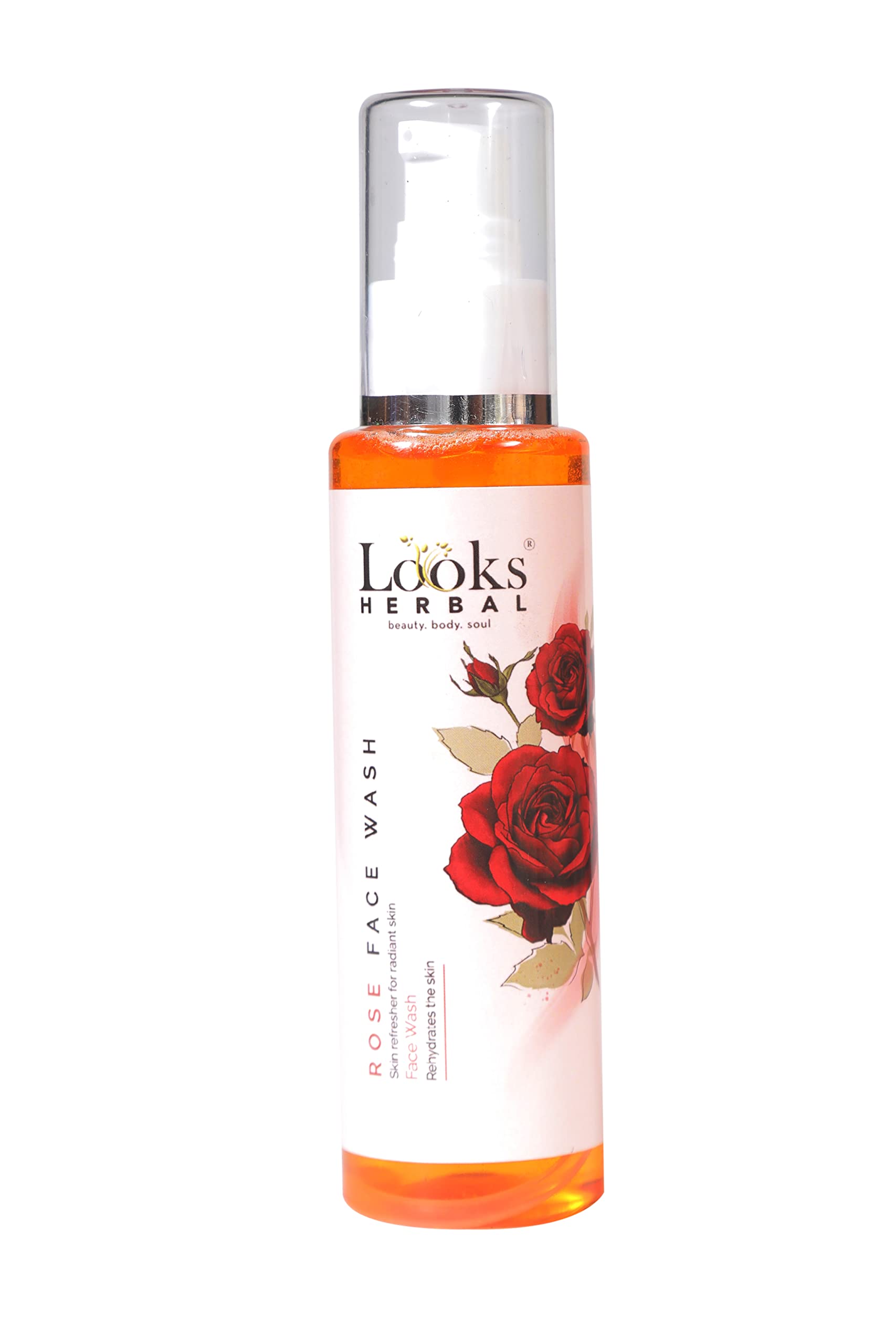 Rose Face Wash for Deep Cleansing & Brightening - Gentle Daily Facial Cleanser for Glowing Skin | Perfect for Morning & Night Skincare Routine