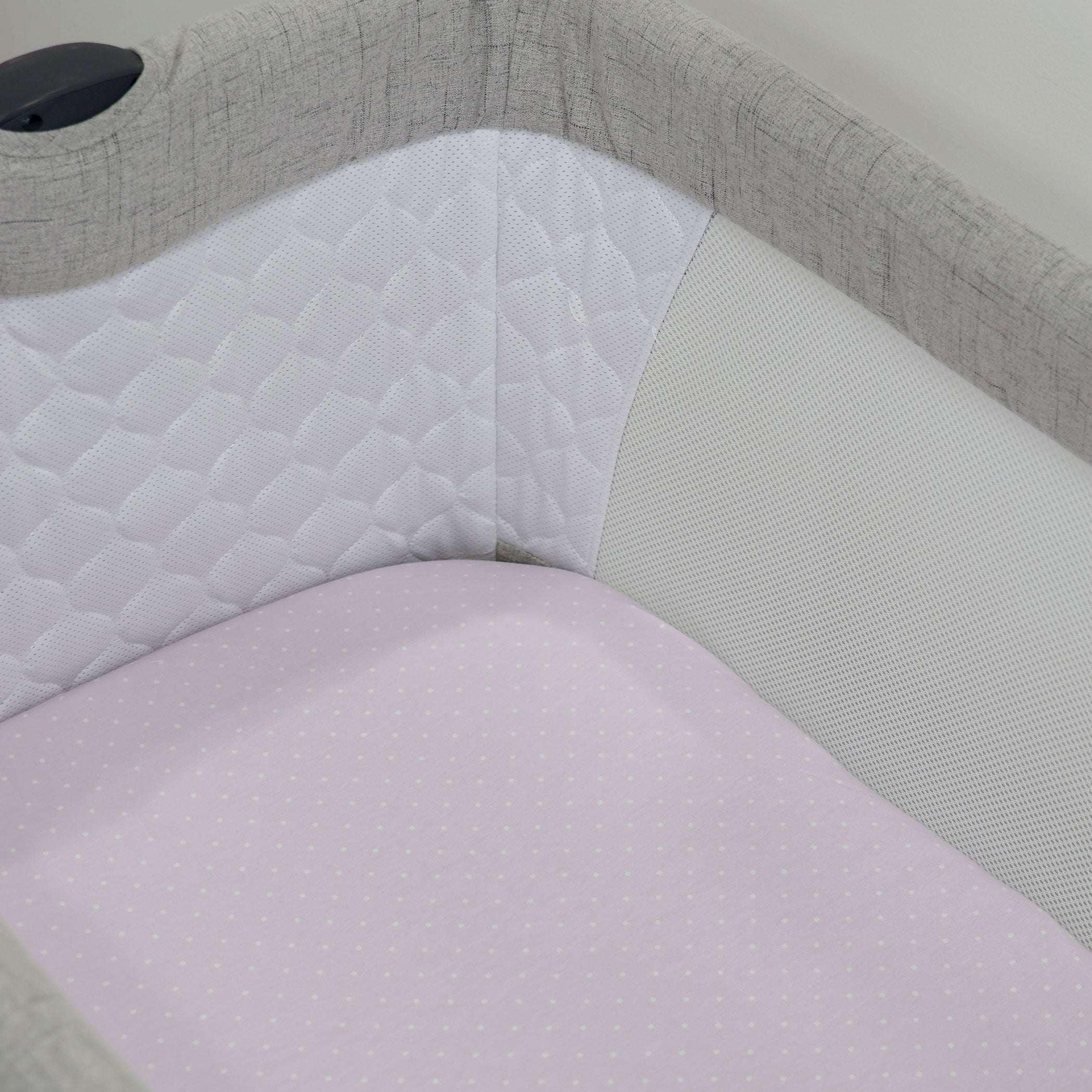 2-Pack Jersey Cotton Co-Sleeper & Bedside Sleeper Fitted Sheets - Soft Pink & Lilac for Baby Bassinet - Perfect for Nursery, Daycare & Travel Use