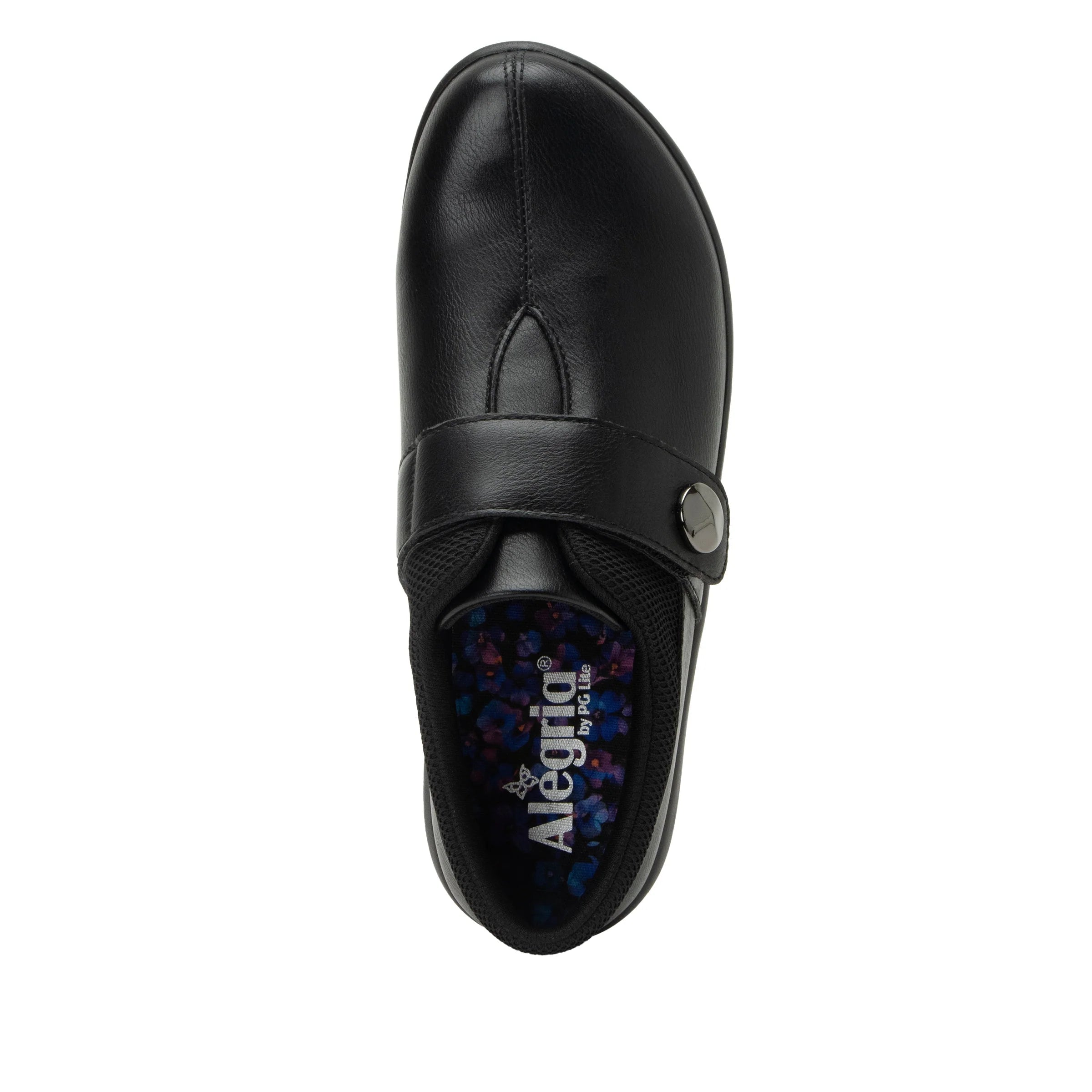 Alegria Danni Black 1 Women's Comfortable Slip-Resistant Work Shoes for Nurses, Teachers & Healthcare Professionals - Perfect for Long Shifts & All-Day Wear