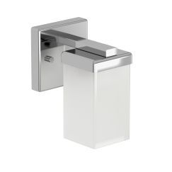 Moen 90 Degree 1 Globe Light Sconce in Chrome - YB8861CH - Perfect for Bathroom, Bedroom, and Hallway Lighting