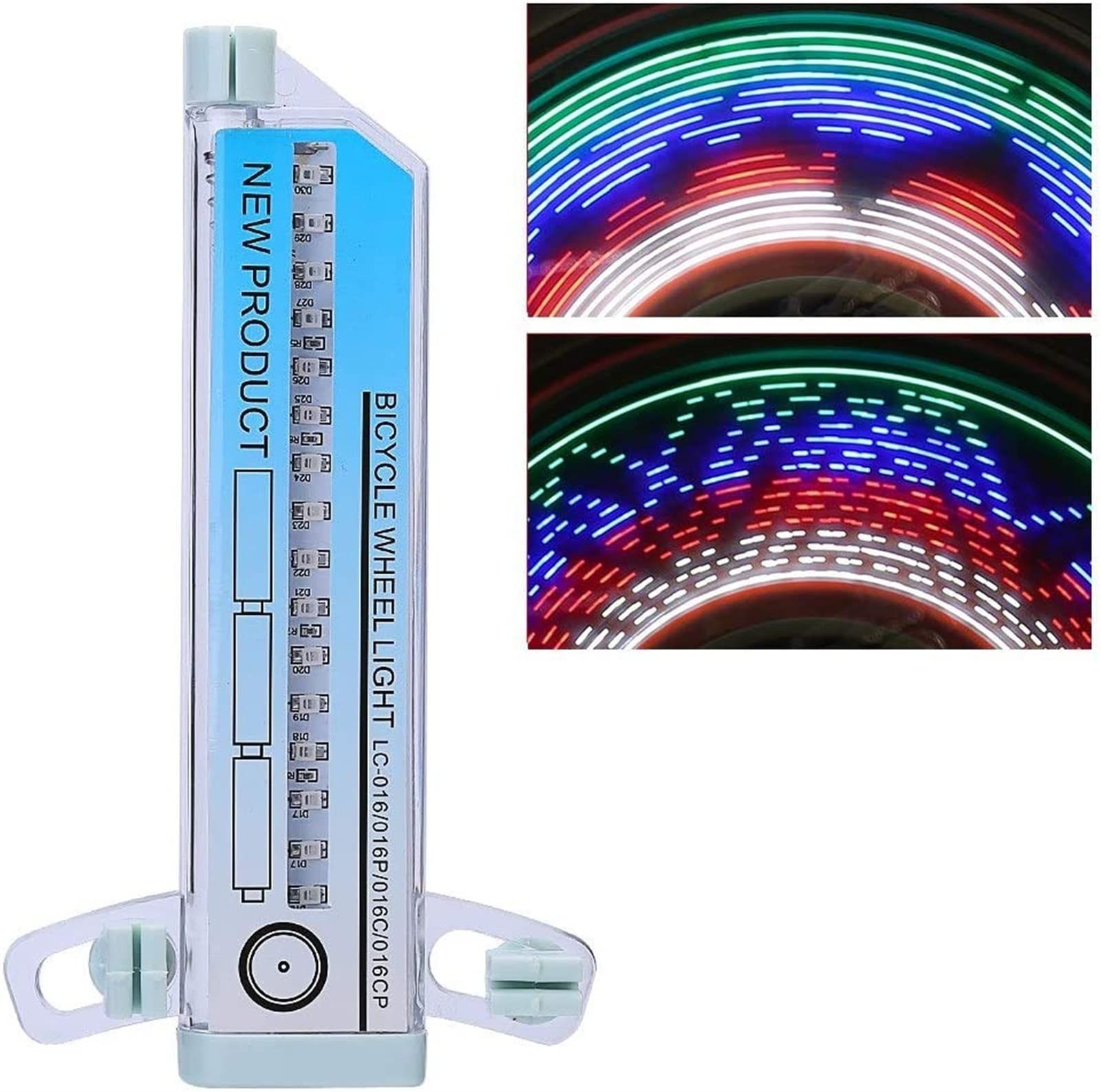 32 LED Bike Spoke Lights - Waterproof Cycling Wheel Lights for Night Riding | Easy Install Bicycle Tire Lights | Perfect for Outdoor Cycling, Commuting & Night Safety Accessories