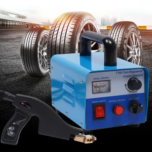 Professional 110V 400W Tire Groover Machine - Heavy Duty Iron Tire Cutter & Regroover Tool for Car, Truck, ATV & Motorcycle Tires - Perfect for Tire Repair Shops, Auto Garages & DIY Enthusiasts