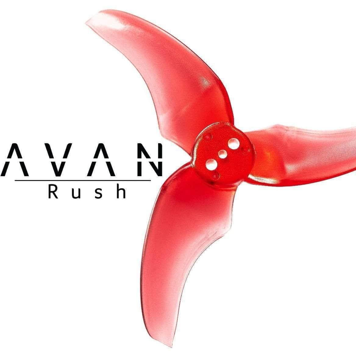 Emax Avan Rush 2519 3/2.5 Tri-Blade Replacement Propellers (4 Pack) - Durable FPV Drone Props for Racing & Freestyle - Choose Your Color