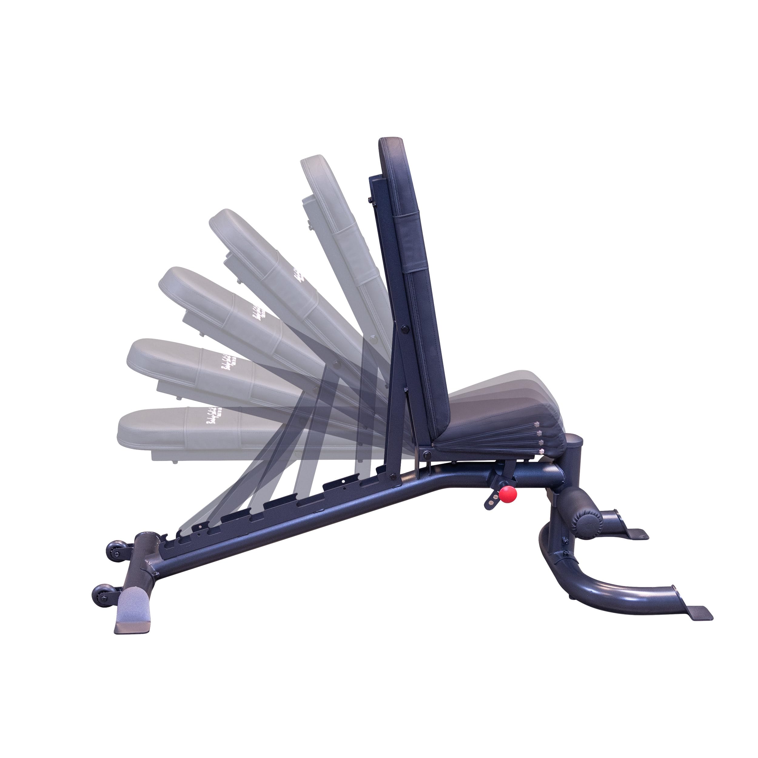 Body Solid GFID100B Adjustable Flat Incline Decline Weight Bench - Heavy Duty Gym Equipment for Bench Press, Incline & Decline Exercises - Perfect for Home & Commercial Gyms - Ideal for Strength Training, Bodybuilding & CrossFit Workouts