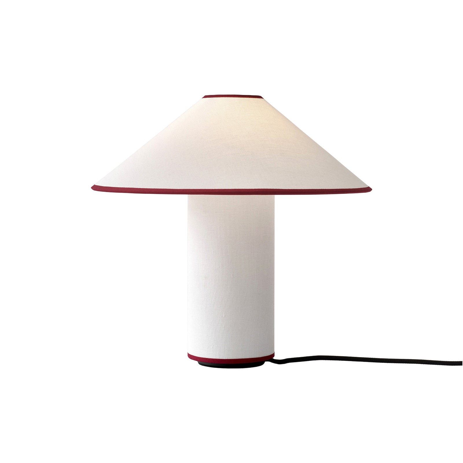 Colette Fabric Table Lamp - Elegant Bedside & Living Room Lighting for Home Decor | Soft Glow Nightstand Lamp for Bedroom, Office, or Study