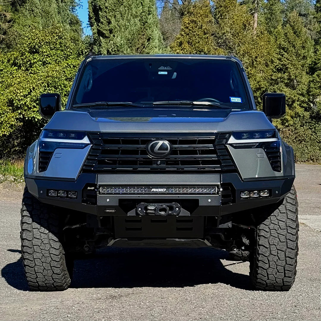 Dissent Off Road High Clearance Front Winch Bumper for 2024+ Lexus GX 550 | Heavy Duty Off-Road Protection | Perfect for Rock Crawling & Overlanding Adventures
