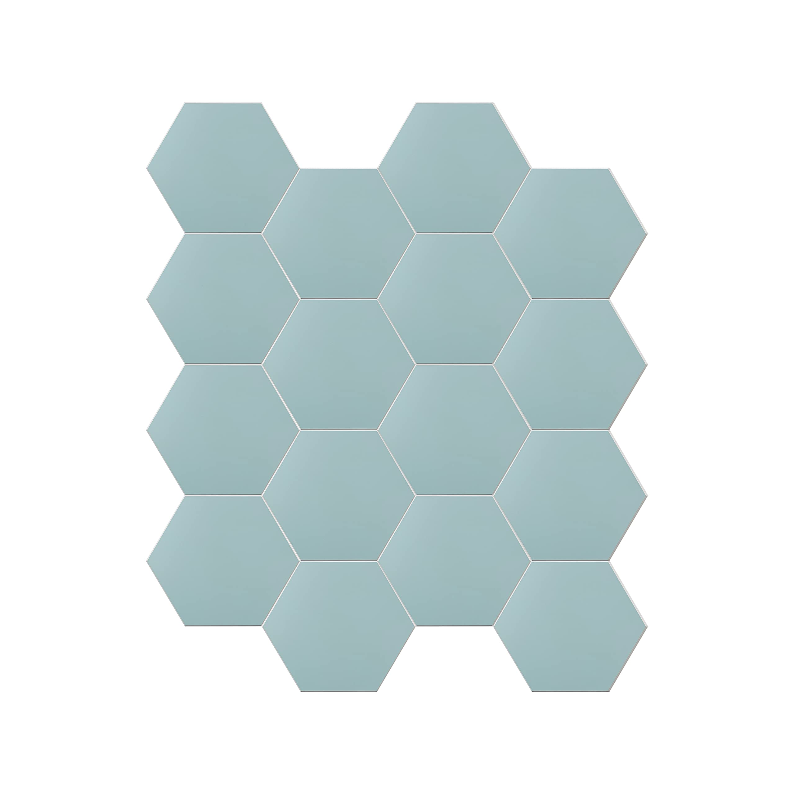 Hexagon Peel & Stick Backsplash Tiles - Easy DIY for Kitchen & Bathroom