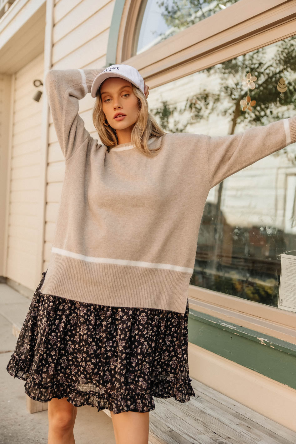 Ashley Knit Sweater in Taupe | Cozy Women's Pullover | Perfect for Fall & Winter | FINAL SALE