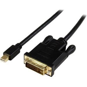 6ft Active Mini DisplayPort to DVI Adapter Cable - 2560x1600 Resolution, 1.8m M/M Cable for Mac & PC - Perfect for Home Office, Gaming & Multimedia Setup