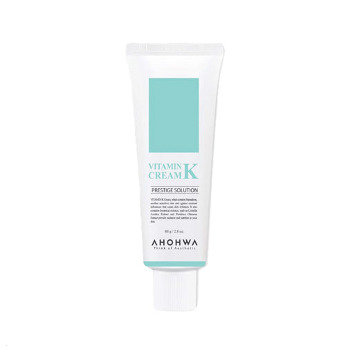 AHOHWA Vitamin K Cream 80g - Dark Circle & Bruise Relief, Anti-Aging Eye Treatment - Perfect for Nighttime Skincare & Post-Procedure Recovery